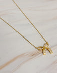 Simply Shine Bow Necklace