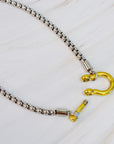 Luxe Pendant Box Chain Necklace