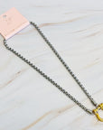 Luxe Pendant Box Chain Necklace