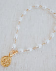 Golden Bee Baroque Necklace