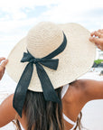 Bow Accent Peasant Sunhat