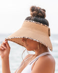 Leopard Trim Foldable Bow Visors