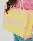 Hanalei Terry Cloth Beach Tote Bag