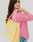 Hanalei Terry Cloth Beach Tote Bag
