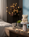Rose Bear Candle | Sculptural Soy Wax Gift