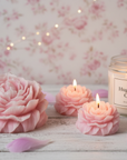Huge Peony Candle | Sculptural Soy Wax