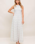 Heartfelt Cream Woven Lace Ankle Dress