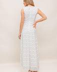 Heartfelt Cream Woven Lace Ankle Dress