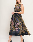 Flying Tomato | Foliage Whisper Floral Midi Dress