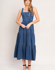 Everyday Romance Denim Midi Dress