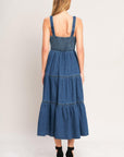 Everyday Romance Denim Midi Dress