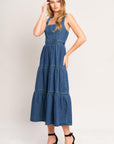 Everyday Romance Denim Midi Dress
