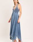 Sweet Embrace Denim Midi Dress