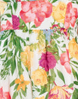 Shadow Floral Woven Midi Dress