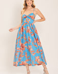 Flying Tomato Lagoon Romance Woven Midi Dress