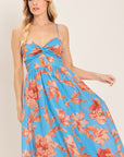Flying Tomato Lagoon Romance Woven Midi Dress