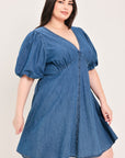Soft Girl Denim Mini Dress