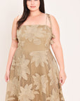Flying Tomato Sandy Bloom Floral Woven Lace Midi Dress