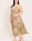 Flying Tomato Sandy Bloom Floral Woven Lace Midi Dress