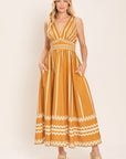 Flying Tomato Marigold Dream Woven Midi Dress