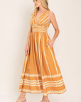 Flying Tomato Marigold Dream Woven Midi Dress