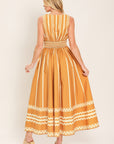 Flying Tomato Marigold Dream Woven Midi Dress