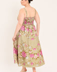 Flying Tomato | Peony Garden Floral Midi Dress
