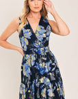 Flying Tomato Floral Evening Woven Maxi Dress
