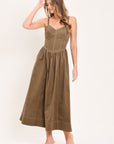 Flying Tomato Prairie Heart Cotton Midi Dress