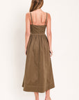 Flying Tomato Prairie Heart Cotton Midi Dress