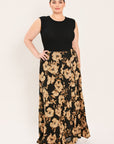 Flying Tomato | Earthen Floral Full Maxi Skirt