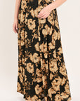 Flying Tomato | Earthen Floral Full Maxi Skirt