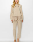 Fabria French Scuba Hoodie Top - My Pampered Life Seattle