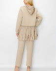 Fabria French Scuba Hoodie Top - My Pampered Life Seattle
