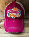 Vacay Mode Distressed Mesh Snapback Baseball Cap - My Pampered Life Seattle