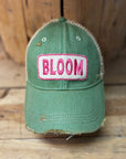 Bloom Distressed Mesh Snapback Baseball Cap - My Pampered Life Seattle