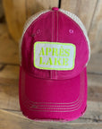 Apres Lake Distressed Mesh Snapback Baseball Cap - My Pampered Life Seattle