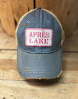 Apres Lake Distressed Mesh Snapback Baseball Cap - My Pampered Life Seattle