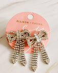 Perfectly Tied Bow Shine Earrings