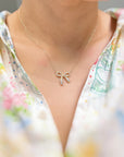 Simply Shine Bow Necklace