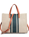 Canvas Stripe Tote