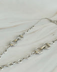 Double Equestrian Chain Necklace
