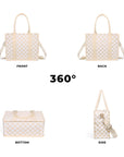 Dallas Checkered Tote