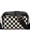 Jessie Mixed Media Camera Crossbody Bag