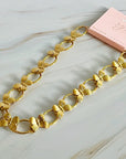 Vintage Butterfly Linked Necklace