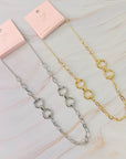 Double Equestrian Chain Necklace