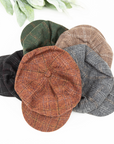 Tweed Newsboy Hats