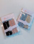 Pearl Embellished Hair Tie Set of 4