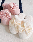 Satin Shine Fur Cozy Lounge Slippers