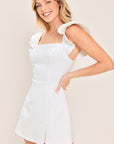 Champagne & Pearls Woven Romper